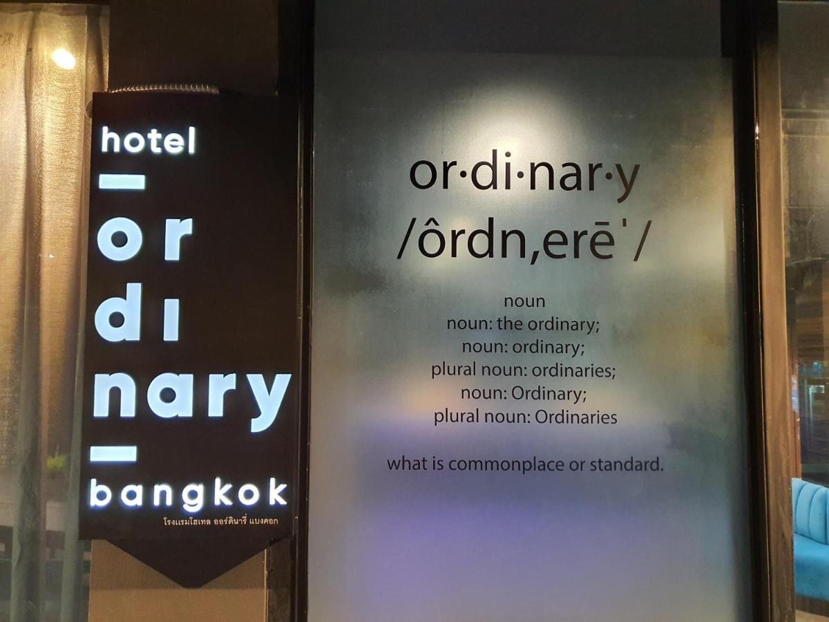 Hotel Ordinary Bangkok Ngoại thất bức ảnh